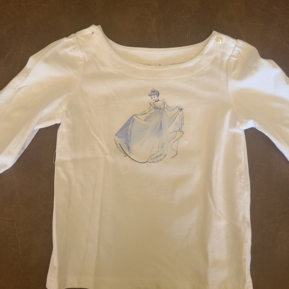 Janie and Jack Disney collection Cinderella long sleeve shirt - Picture 1 of 3